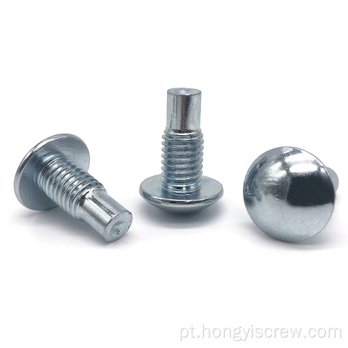 Galvanized Round Head Half Thread Transfolts Bushroom